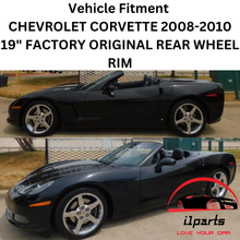 Load image into Gallery viewer, CHEVROLET CORVETTE 2008-2010 19&quot; FACTORY OEM REAR WHEEL RIM 5346 9597341