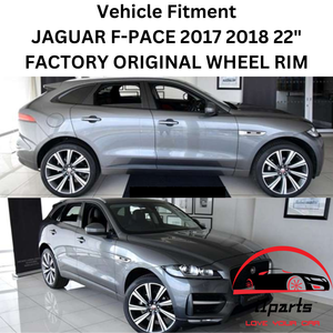 JAGUAR F-PACE 2017 2018 22" FACTORY ORIGINAL WHEEL RIM 59979 HK8M-1007-CC