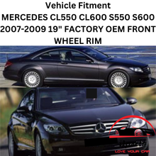 Load image into Gallery viewer, MERCEDES CL550 CL600 2007 19&quot; FACTORY ORIGINAL FRONT WHEEL RIM