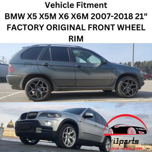 BMW X5 X5M X6 X6M 2007-2018 21" FACTORY OEM FRONT WHEEL RIM 71227 36116781993