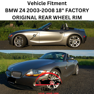 BMW Z4 2003-2008 18" FACTORY ORIGINAL REAR WHEEL RIM