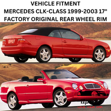 Load image into Gallery viewer, MERCEDES CLK-CLASS 1999-2003 17&quot; FACTORY OEM REAR WHEEL RIM 65209 A1704010202