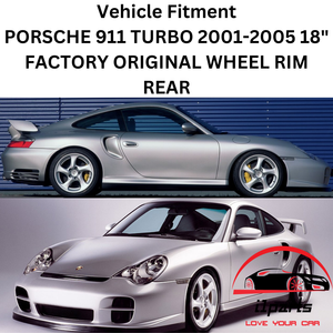 PORSCHE 911 TURBO 2001-2005 18" FACTORY ORIGINAL REAR WHEEL RIM