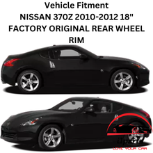 Load image into Gallery viewer, NISSAN 370Z 2010-2012 18&quot; FACTORY OEM REAR WHEEL RIM 62546 N077890