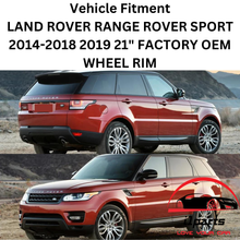 Load image into Gallery viewer, LAND ROVER RANGE ROVER SPORT 2014-2019 21&quot; OEM WHEEL RIM 72254 DK621007FA