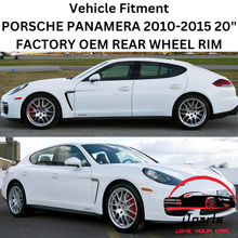 Load image into Gallery viewer, PORSCHE PANAMERA 2010-2016 20&quot; FACTORY OEM WHEEL RIM REAR 67393 97036219200