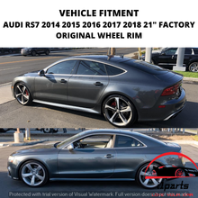 Load image into Gallery viewer, AUDI RS7 2014-2018 21&quot; FACTORY ORIGINAL WHEEL RIM 58939 4G8601025AM