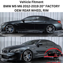 Load image into Gallery viewer, BMW M5 M6 2012-2019 20&quot; FACTORY OEM REAR WHEEL RIM 86029 36112284873