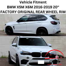 Load image into Gallery viewer, BMW X5M X6M 2016-2019 20&quot; FACTORY OEM REAR WHEEL RIM 86193 36112284651