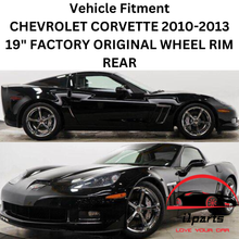Load image into Gallery viewer, USED CHEVROLET CORVETTE 2010-2013 19&quot; FACTORY OEM WHEEL RIM REAR 5457 9597864