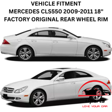 Load image into Gallery viewer, MERCEDES CLS550 2009-2011 18&quot; FACTORY ORIGINAL REAR WHEEL RIM 85065 A2194013102
