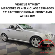 Load image into Gallery viewer, MERCEDES CLK-SLK-CLASS 1998-2003 17&quot; FACTORY ORIGINAL FRONT AMG WHEEL RIM 65241