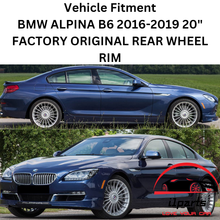 Load image into Gallery viewer, BMW ALPINA B6 2016-2019 20&quot; FACTORY ORIGINAL REAR WHEEL RIM