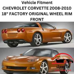 CHEVROLET CORVETTE 2008 2009 2010 18" FACTORY ORIGINAL FRONT WHEEL RIM