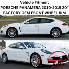 Load image into Gallery viewer, PORSCHE PANAMERA 2010-2016 20&quot; FACTORY OEM WHEEL RIM FRONT 67390 97036217805
