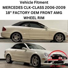 Load image into Gallery viewer, MERCEDES CLK-CLASS 2006 2007 2008 2009 18&quot; FACTORY OEM FRONT AMG WHEEL RIM