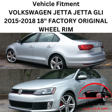 Load image into Gallery viewer, VOLKSWAGEN JETTA JETTA GLI 2015-2018 18&quot; FACTORY OEM WHEEL RIM 69987 5K0601025P