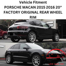 Load image into Gallery viewer, PORSCHE MACAN 2015 2016 20&quot; FACTORY OEM REAR WHEEL RIM 67467 95B601025BJ