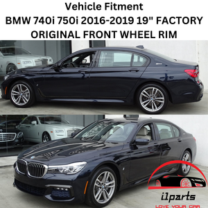 BMW 740i 750i 2016-2019 19" FACTORY ORIGINAL WHEEL RIM FRONT 86275 36117850579