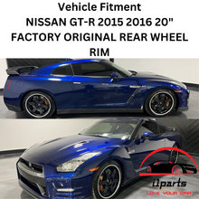 Load image into Gallery viewer, NISSAN GT-R 2015 2016 20&quot; FACTORY OEM REAR WHEEL RIM 62700 JF51ASK71