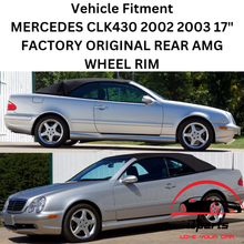 Load image into Gallery viewer, MERCEDES CLK430 2002 2003 17&quot; FACTORY OEM REAR AMG WHEEL RIM 65258 A1704012902