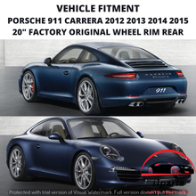 Load image into Gallery viewer, PORSCHE 911 CARRERA 2012-2016 20&quot; FACTORY OEM WHEEL RIM REAR 67422 99136216604