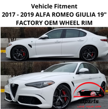 Load image into Gallery viewer, ALFA ROMEO GIULIA 2017 - 2019 19&#39;&#39; FACTORY ORIGINAL REAR WHEEL RIM