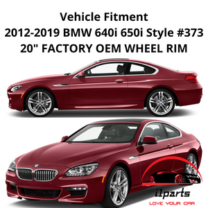 BMW 640i 650i 2012-2019 20" FACTORY ORIGINAL FRONT WHEEL RIM  71521 7843715