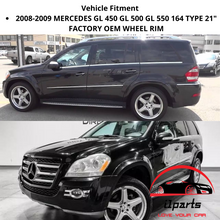 Load image into Gallery viewer, MERCEDES GL550 2008 2009 21&quot; FACTORY ORIGINAL AMG WHEEL RIM 85014 A1644014302