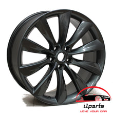 Load image into Gallery viewer, TESLA MODEL S 2012 2013 2014 2015 2016 2017 21&quot; FACTORY OEM WHEEL RIM GRAY