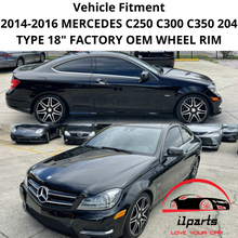 Load image into Gallery viewer, MERCEDES C-CLASS 2014-2016 18&quot;OEM ORIGINAL FRONT AMG WHEEL RIM 85269 A2044010604