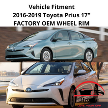Load image into Gallery viewer, TOYOTA PRIUS 2016 - 2019 17 INCH ALLOY RIM WHEEL FACTORY OEM