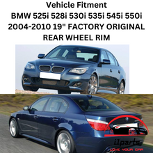 Load image into Gallery viewer, BMW 525i 528i 530i 535i 545i 550i 2004-2010 19&quot; FACTORY OEM REAR WHEEL RIM 59555