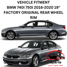 Load image into Gallery viewer, BMW 740i 750i 2016-2020 19&quot; FACTORY ORIGINAL REAR WHEEL RIM