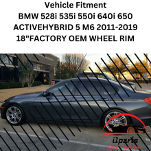 Load image into Gallery viewer, BMW 528i 535i 550i 640i 650 ACTIVEHYBRID 5 M6 2011-2019 18&quot; FACTORY OEM WHEEL RIM