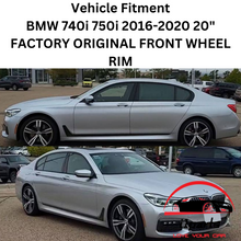 Load image into Gallery viewer, BMW 740i 750i 2016-2020 20&quot; FACTORY ORIGINAL FRONT WHEEL RIM 86281 36117850581