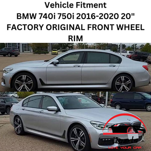 BMW 740i 750i 2016-2020 20" FACTORY ORIGINAL FRONT WHEEL RIM 86281 36117850581