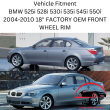 Load image into Gallery viewer, BMW 525i 528i 530i 535i 545i 550i 2004-2010 18&quot;FACTORY OEM FRONT WHEEL RIM 59475