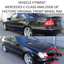 Load image into Gallery viewer, MERCEDES C-CLASS AMG 2006 18&quot; FACTORY OEM FRONT WHEEL RIM 65383 A2034014102