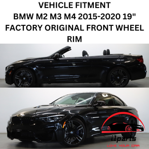 BMW M2 M3 M4 2015-2020 19" FACTORY OEM FRONT WHEEL RIM 86094 36112284550