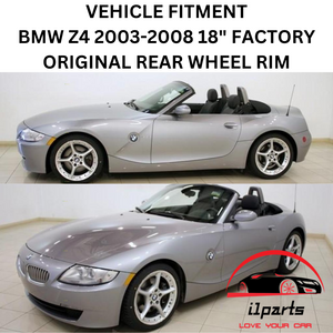 BMW Z4 2003-2008 18" FACTORY OEM REAR WHEEL RIM 59424 36116758195