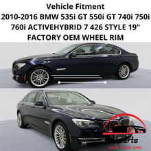Load image into Gallery viewer, BMW 5 &amp; 7-SERIES ACTIVEHYBRID 7 2010-2017 19&quot; FACTORY OEM FRONT WHEEL RIM 71587