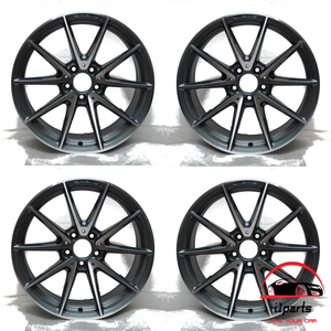 SET OF 4 MERCEDES C63 2017 2018 2019 18" FACTORY OEM NON STAGGERED WHEELS RIMS