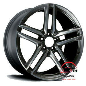 MERCEDES E63 E63s AMG 2018 2019 2020 20" FACTORY OEM FRONT WHEEL RIM MACHINED CHARCOAL