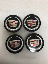 Load image into Gallery viewer, Set of 4 Cadillac ATS CTS CTS-V DTS STS SRX black center cap 9597375 4d3c9901