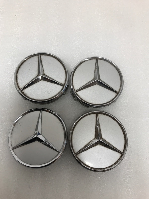 4x for Mercedes-Benz Silver Wheel Center Hub Caps 75mm 046c267c