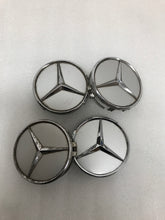 Load image into Gallery viewer, 4x for Mercedes-Benz Silver Wheel Center Hub Caps 75mm 046c267c