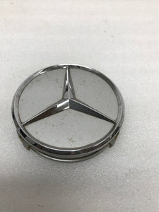 Set of 3 Mercedes Benz Silver Center Caps A1714000125 75 MM dfb9316f