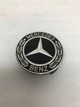 Load image into Gallery viewer, Mercedes Benz SET OF 4 Black Center caps A1714000025 ( 75 mm)
