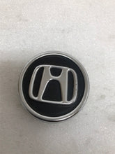 Load image into Gallery viewer, Set of 4 Honda Black Wheel Rim Center Caps Chrome Logo 69 MM 44732S7SJ01